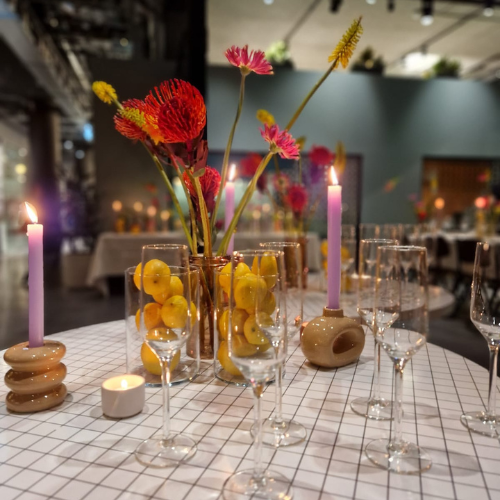 Kaarsen standaard Oval grey - Afbeelding 2