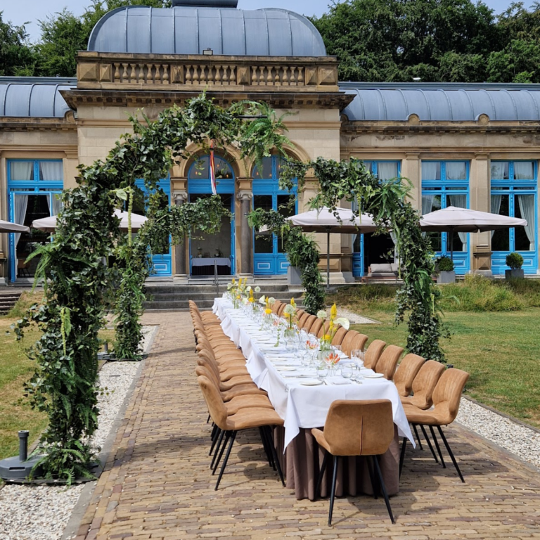 Plantenboog verstelbaar "halve maan"