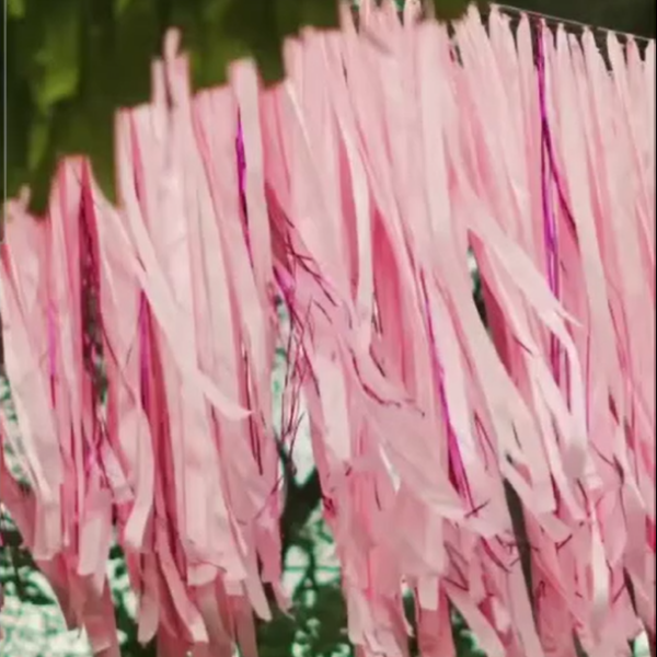 Mega licht roze 10 meter