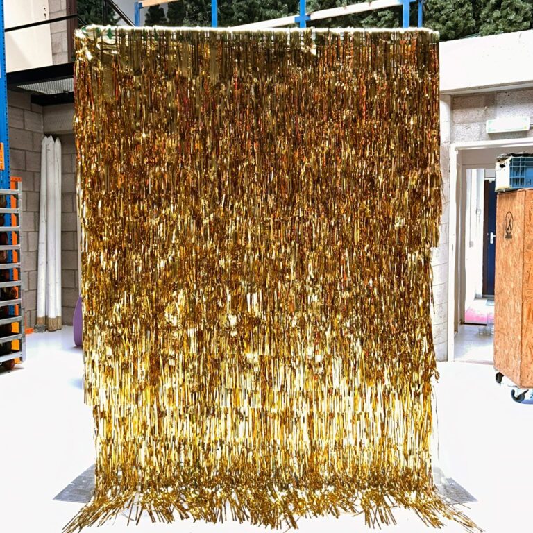 Backdrop goud glitter incl. frame