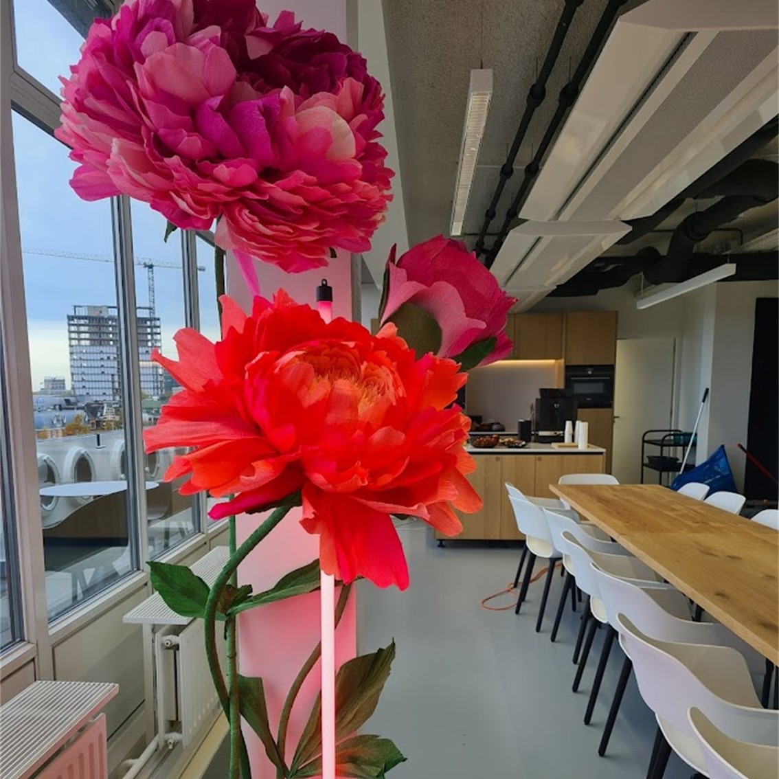 Mega roos licht roze - Afbeelding 4