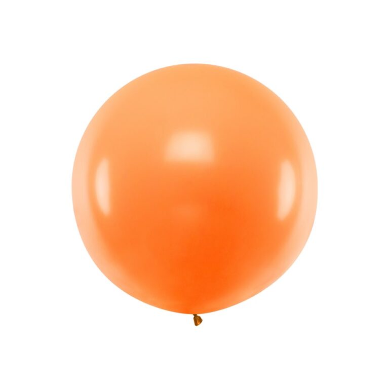Ballon 1m oranje metallic