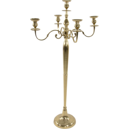Kandelaar 5 arms goud