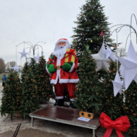 Kerstman 300 cm (Makkelijk te vervoeren)