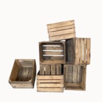 Houten Kratten / kisten set 8st