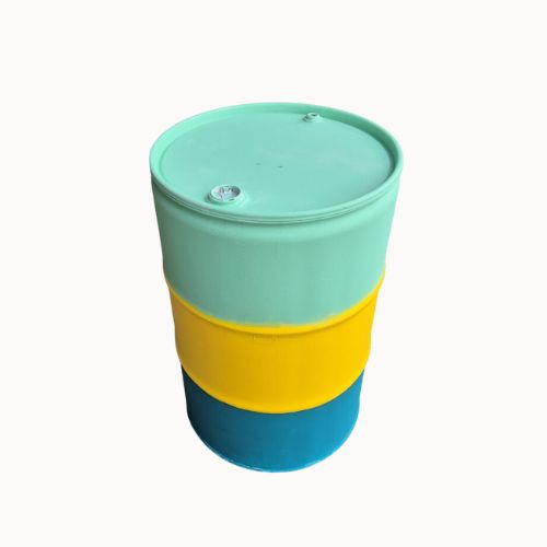 Oliedrum/ statafel groen/geel - Afbeelding 2