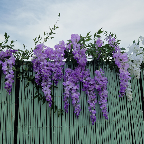 Kunstbloem Wisteria pink set 96 st. (verkoop) - Afbeelding 3