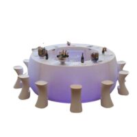 Ronde Led bar "prijs per kwart deel"