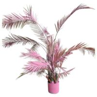Kunstplant Bamboo Roze