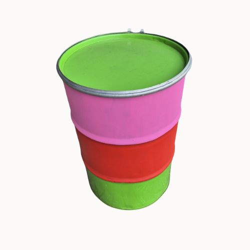 Oliedrum/ statafel Roze/rood/groen - Afbeelding 2