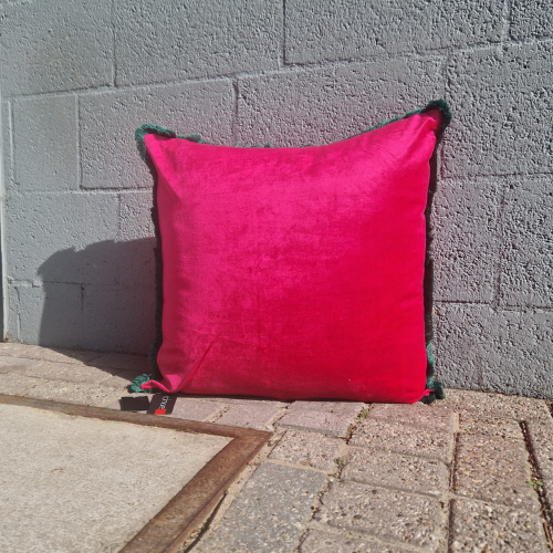 Kussens Fuchsia roze 60x60cm - Afbeelding 3