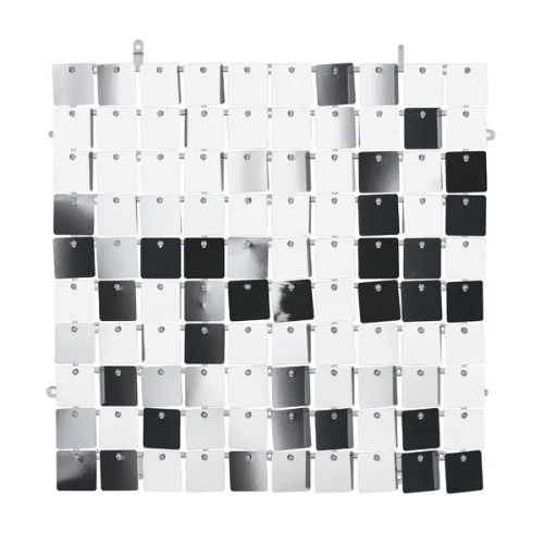 Backdrop Glitterpaneel zilver 30x30 connect