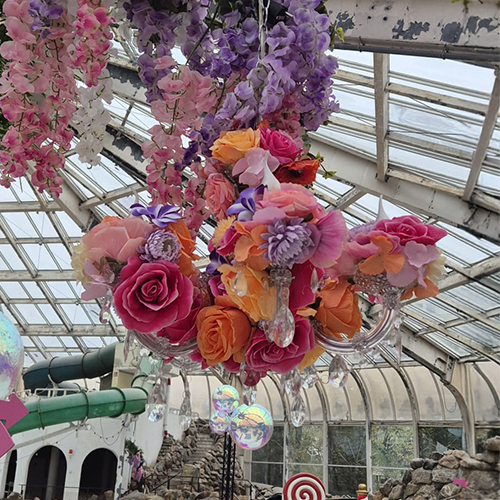 Bloemen Kroonluchter