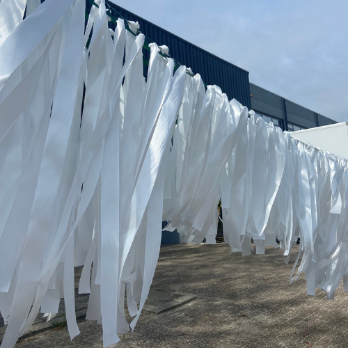 Mini slinger wit 10 meter