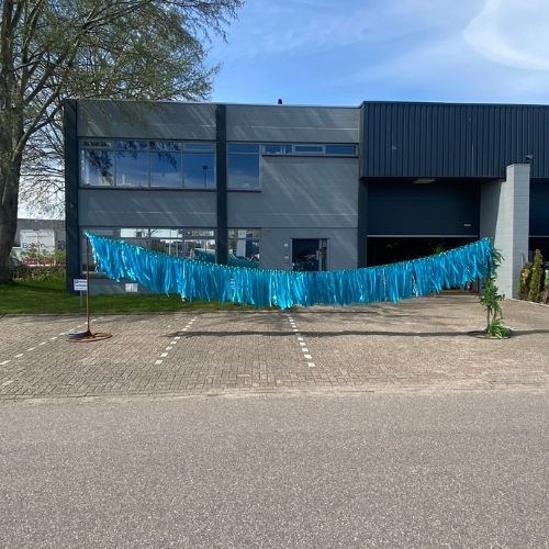 Mini slinger Turquoise 10 meter - Afbeelding 3