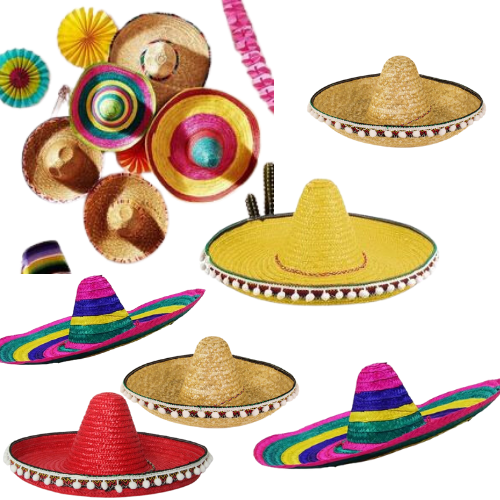Sombrero Hoeden Mix pakket