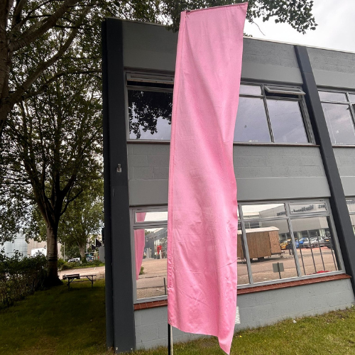 Vlag Baby Pink “ex voet”