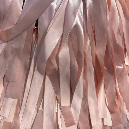 Mini slinger zalm roze 10 meter - Afbeelding 3