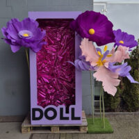 Purple Doll House Set