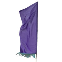 Vlag met Fringe Purple Breeze "ex voet"