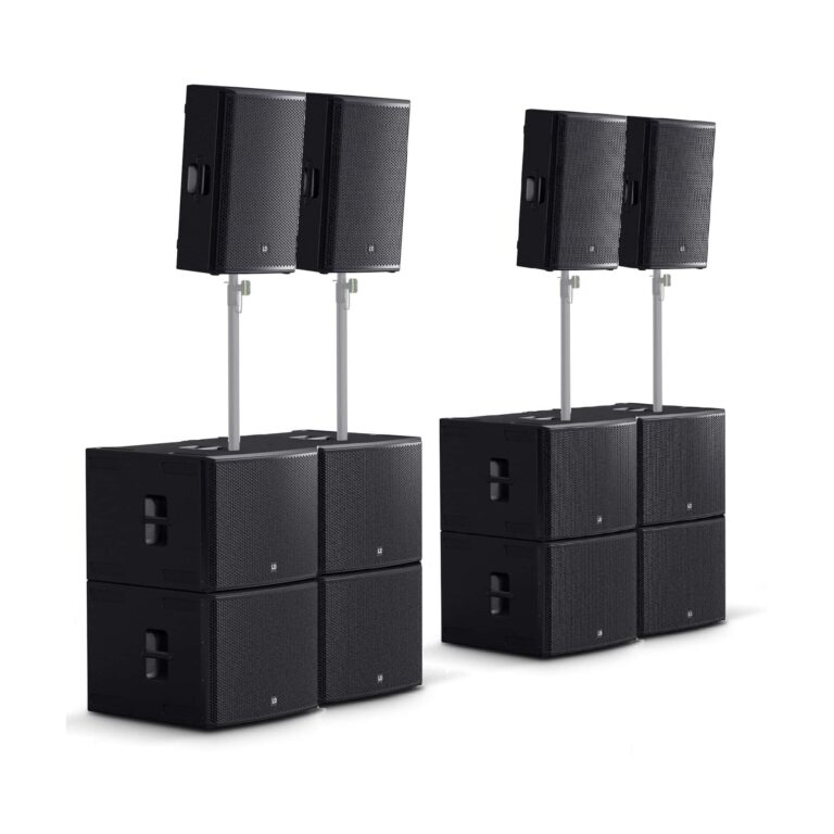Speakerset (6) XXXL (4x 15" top / 8x 18" sub)