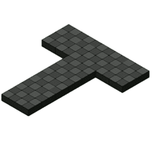 Set: Podium Catwalk (6x2m met 5x2m / 40cm) met afrokdoek en tapijttegels