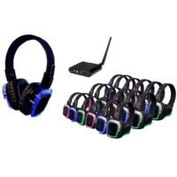 Silent disco set: 25 koptelefoons + 1 zender huren