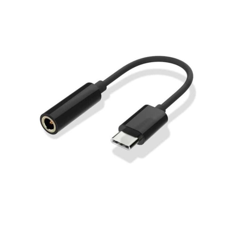 Verloopkabel: USB C > 3,5mm Mini-Jack Female (Samsung)