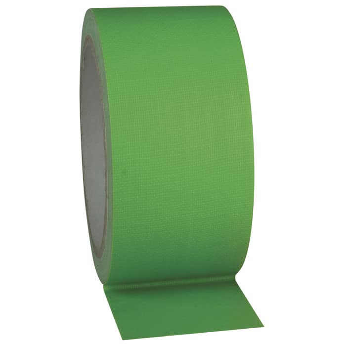 Blacklight Fluorescende Tape 48mm GROEN (Per rol 50m)