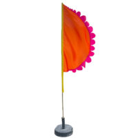 Vlag Shark 🦈 Orange "ex voet"
