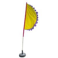Vlag Shark 🦈 Yellow "ex voet"